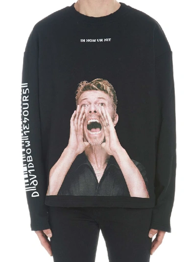 Shop Ih Nom Uh Nit Bowie Scream Sweatshirt In Black