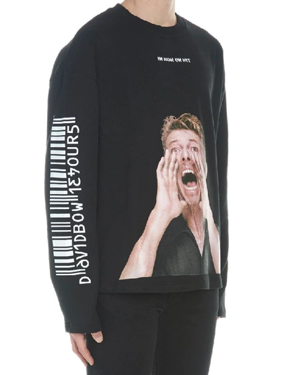 Shop Ih Nom Uh Nit Bowie Scream Sweatshirt In Black