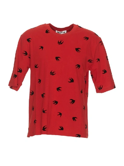 Shop Mcq By Alexander Mcqueen Mcq Alexander Mcqueen Big Swallow T-shirt In Red