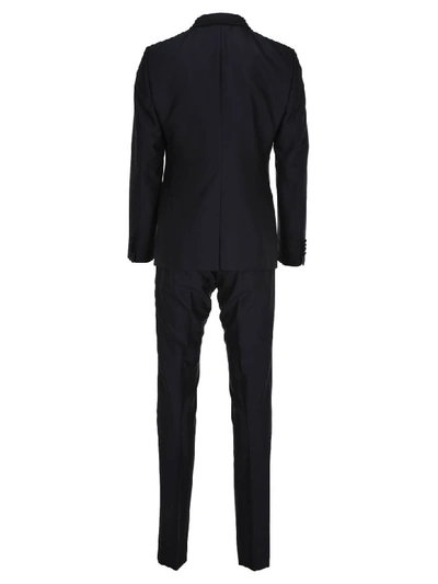 Shop Dolce & Gabbana Tuxedo Suit In Blue