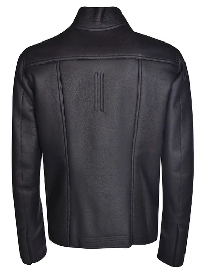 Shop Rick Owens Sisyphus Mollino Biker Jacket In Black