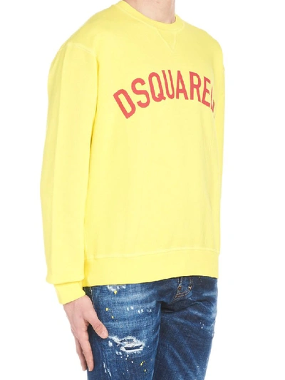 Shop Dsquared2 Sweatshirt In Giallo 