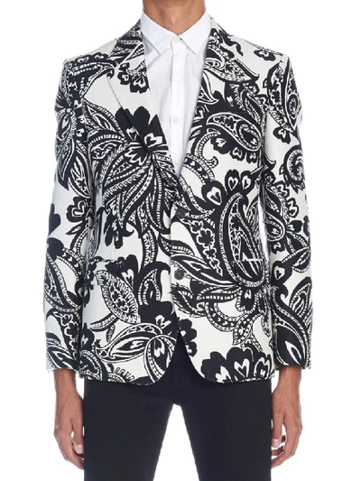 Shop Alexander Mcqueen Jacket In Black & White