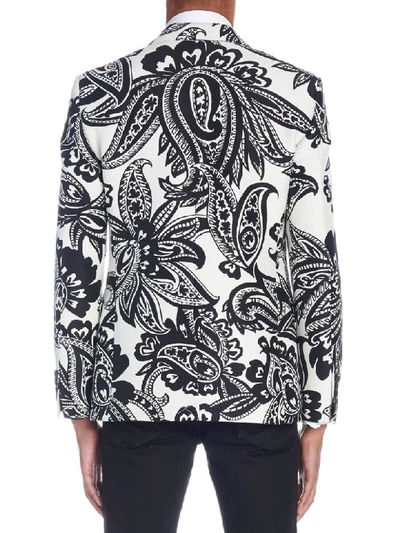 Shop Alexander Mcqueen Jacket In Black & White