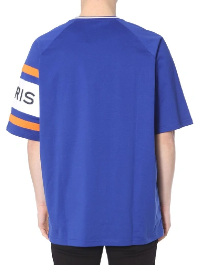 Shop Givenchy Crew Neck T-shirt In Blu