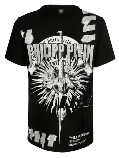 Shop Philipp Plein Skull Graphic T-shirt In Black