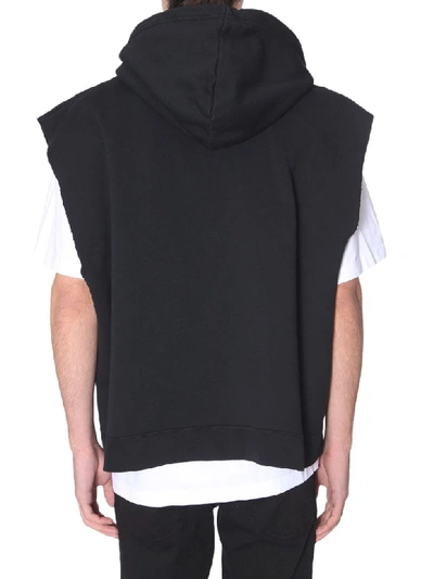 Shop Dsquared2 Co-lab With Mert & Marcus 1994 Sleeveless Sweatshirt In Nero