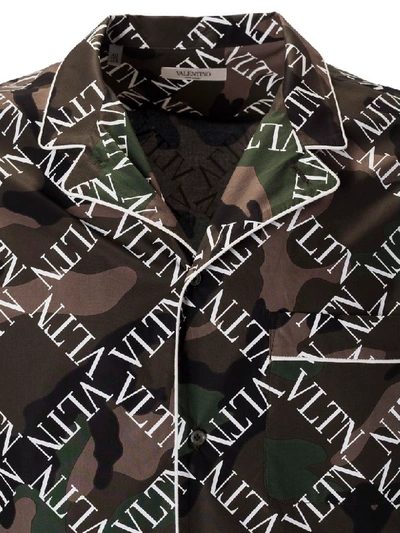 Shop Valentino Vltn Printed Shirt In Basic