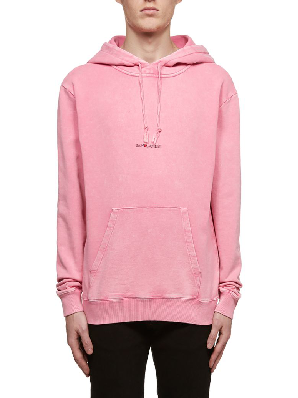 pink saint laurent hoodie