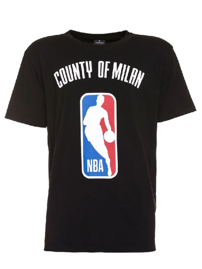 Shop Marcelo Burlon County Of Milan County Of Milan Nba T-shirt In Nero