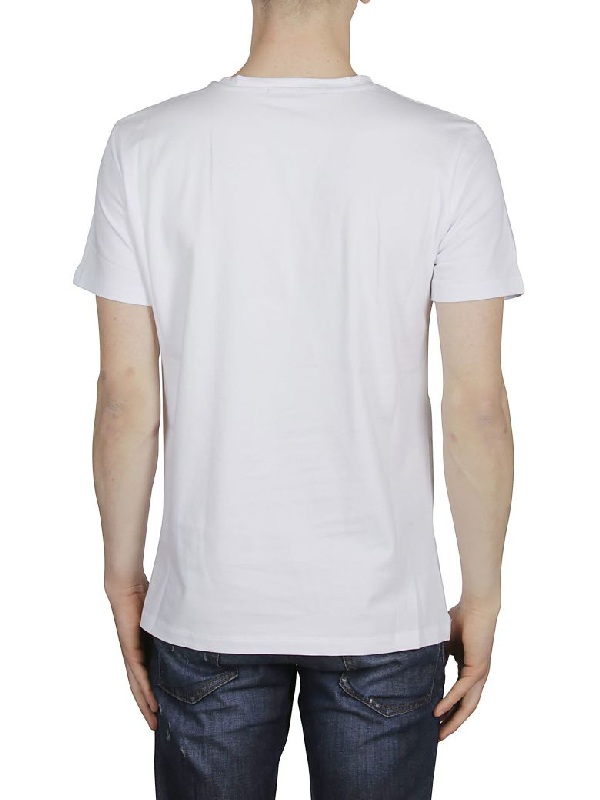 Cesare Paciotti Logo Print T-shirt In White | ModeSens