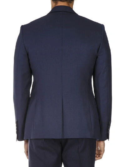 Shop Vivienne Westwood Blue Virgin Wool Jacket
