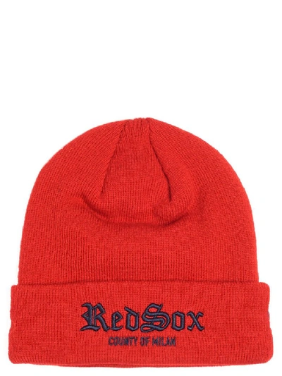 Shop Marcelo Burlon County Of Milan Ne Red Sox Beanie