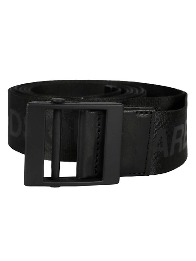 Shop Dsquared2 Logo Strap Belt In Black