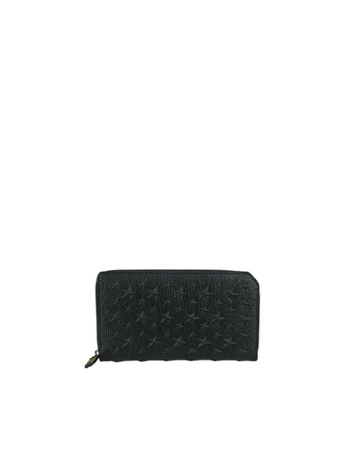 Shop Jimmy Choo Carnaby Wallet In Black