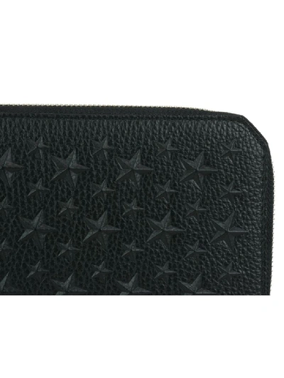 Shop Jimmy Choo Carnaby Wallet In Black