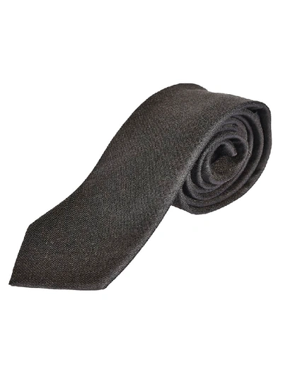 Shop Tom Ford Plain Tie In Grey