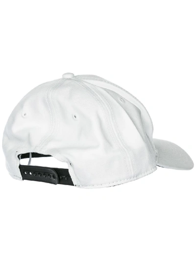 Shop Mcq By Alexander Mcqueen Adjustable Cotton Hat Baseball Cap Metal Logo In White