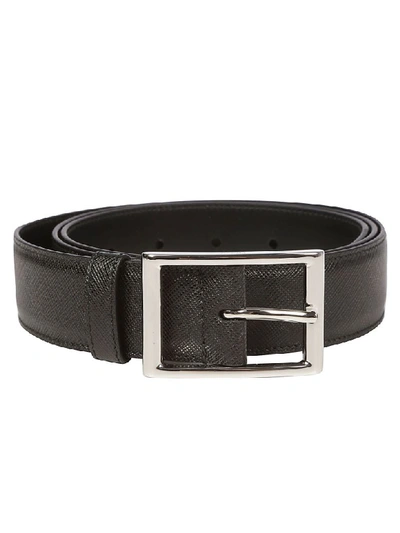 Shop Prada Belt In Black