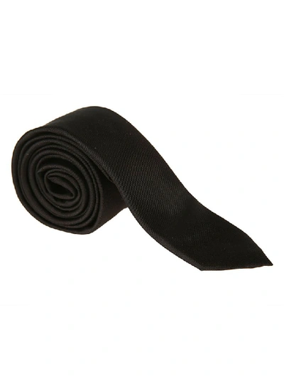 Shop Dior Christian  Christian  Logo Print Tie In Black