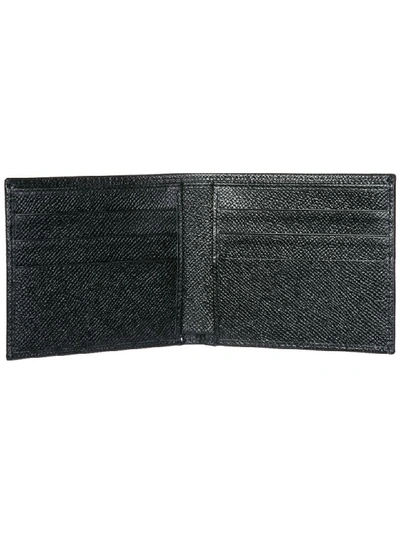 Shop Dolce & Gabbana Genuine Leather Wallet Credit Card Bifold In Nero