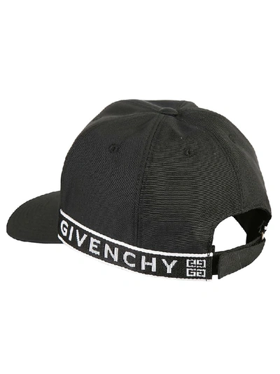 Shop Givenchy 4g Logo Baseball Cap In Black White