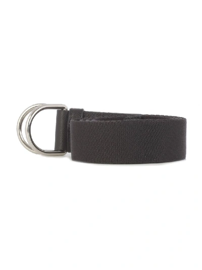 Shop Prada D-ring Logo Belt In Black