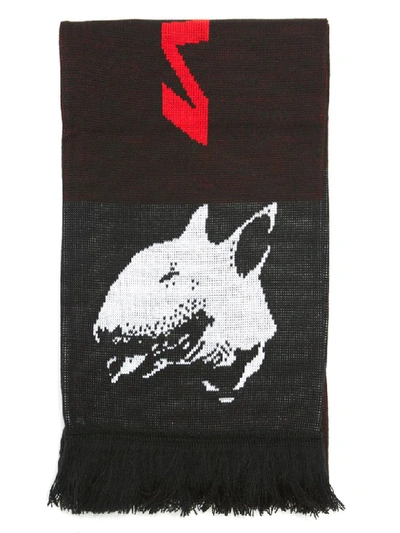 Shop Represent Bull Terrier Scarf In Black