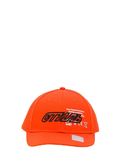 Shop Heron Preston Ctnmb Baseball Cap In Arancio