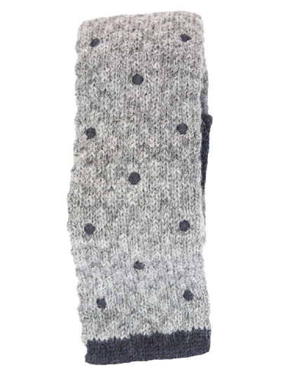 Shop Brunello Cucinelli Knitted Tie In Multicolor