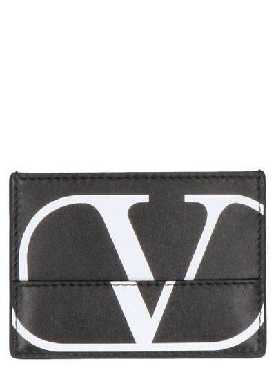 Shop Valentino Go Cardholder In Black