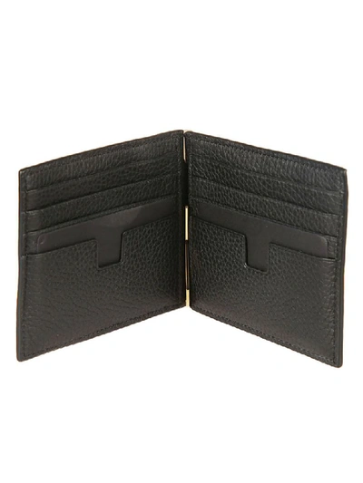 Shop Tom Ford T-line Bifold Wallet In Black