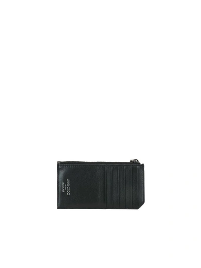 Shop Jimmy Choo Casey Wallet In Dark Grey