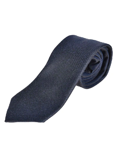 Shop Tom Ford Plain Tie In Blue