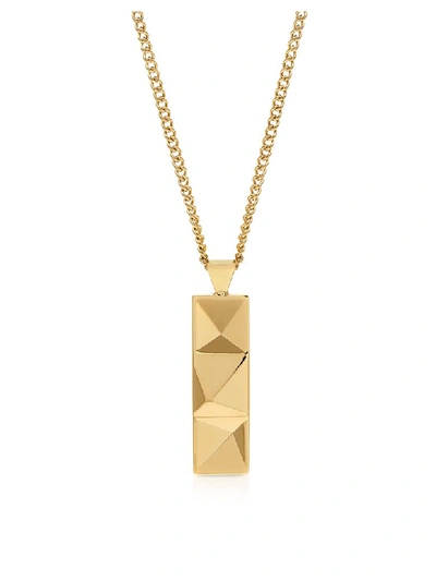 Shop Northskull In N Out Tag Necklace Yellow Gold