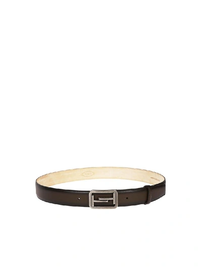 Shop Tod's Belt In Brown