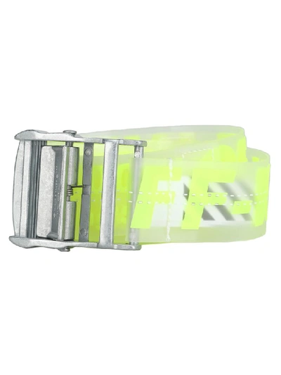 Shop Off-white Off White  Rubber Industrial Belt In Green