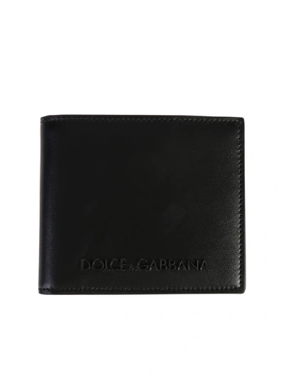 Shop Dolce & Gabbana Branded Wallet In Black