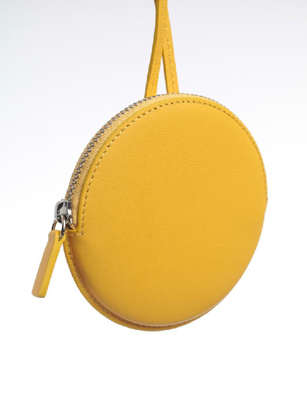 Jacquemus Le Pitchou Leather Coin Purse In Yellow | ModeSens