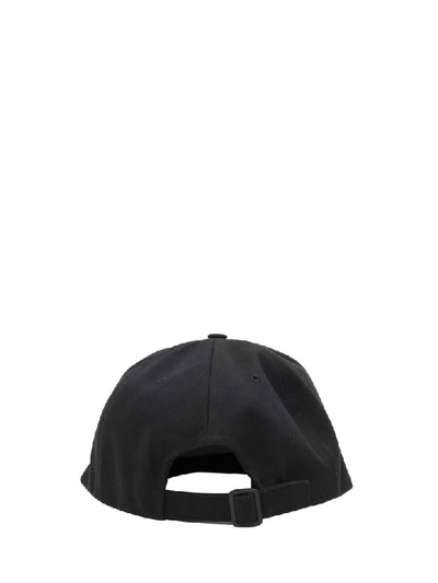 Shop Off-white Split Logo Baseball Hat In Nero