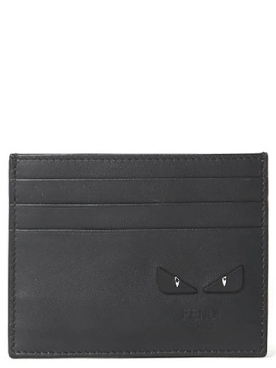 Shop Fendi Bugs Cardholder In Black