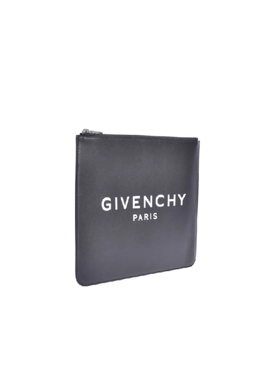 Shop Givenchy Black Branded Pouch