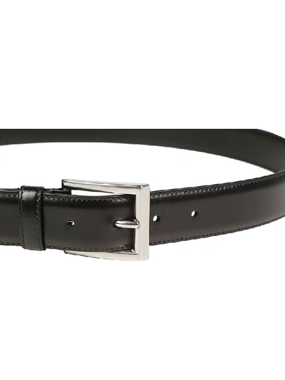 Shop Prada Belt In Nero