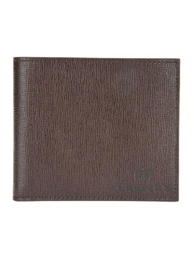 Shop Church's Logo Bi-fold Wallet In Brown+black