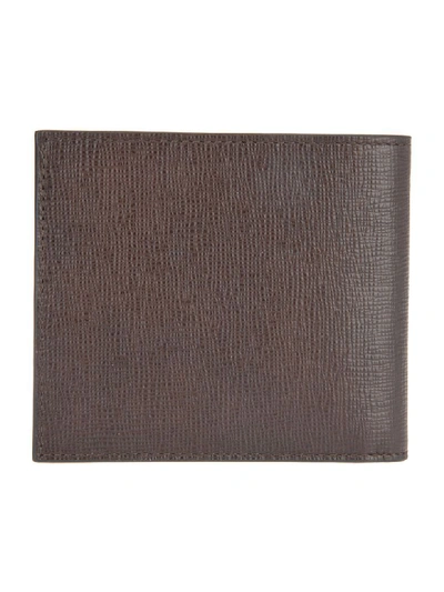 Shop Church's Logo Bi-fold Wallet In Brown+black