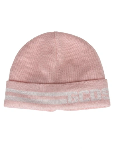 Shop Gcds Logo Beanie In Pink