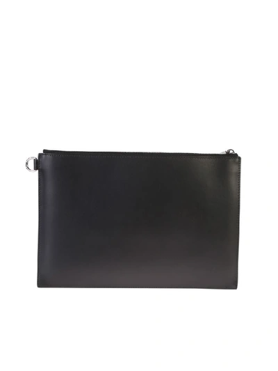 Shop Burberry Zipped Pouch In Black