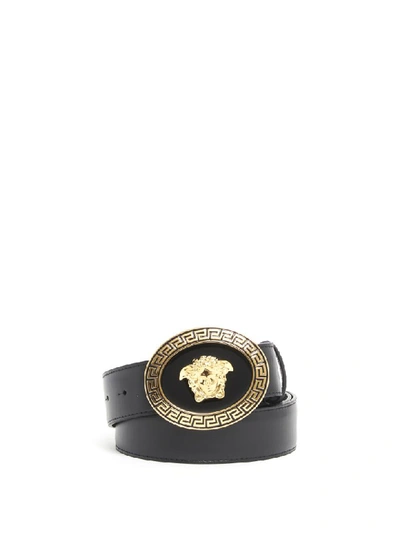 Shop Versace Belt In Black