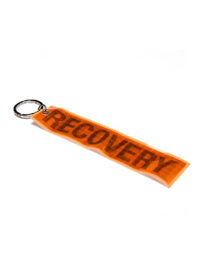 Shop Palm Angels Work Key Ring In Orange