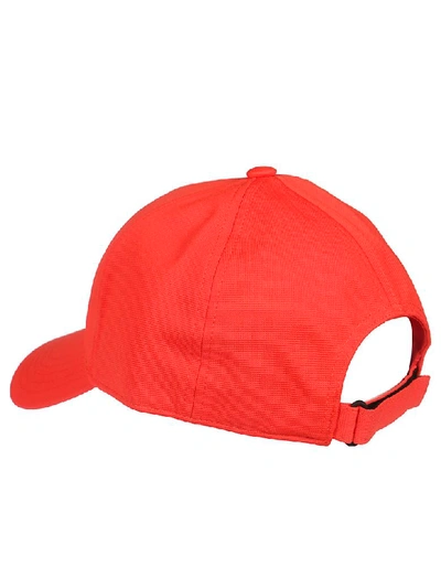 Shop Adidas Originals Classic Logo Baseball Cap In Red